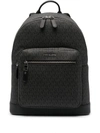 Michael Kors Solid Mk Sig Sm Commuter Backpack In Black