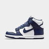 Nike Big Kids' Dunk High Casual Shoes In White/midnight Navy/total Orange