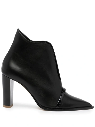 Malone Souliers Clara Heeled Leather Boots In Black