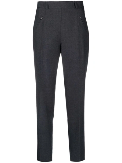 Maison Margiela Grey High-waisted Slim-fit Trousers