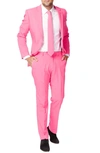 OPPOSUITS 'MR. PINK' TRIM FIT TWO-PIECE SUIT WITH TIE,OSUI-0015