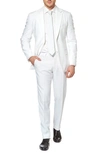 OPPOSUITS WHITE KNIGHT TRIM FIT TWO-PIECE SUIT WITH TIE,OSUI-0049