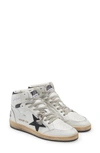 Golden Goose White Sky Star Sneakers In White/ Black