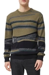 FRENCH CONNECTION CAMO COTTON BLEND SWEATER,58RAK