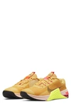 Nike Metcon 7 X Rubber-trimmed Mesh Sneakers In Pollen/ Volt/ Pale Coral