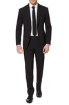 OPPOSUITS 'BLACK KNIGHT' TRIM FIT TWO-PIECE SUIT WITH TIE,OSUI-0050