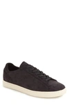 Clae Bradley Sneaker In Black Waxed Suede