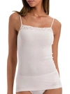 Hanro Moments Lace-trimmed Camisole In Gentle Pink
