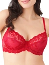 Wacoal Embrace Lace Underwire Bra 65191, Up To Ddd Cup In Persian Red