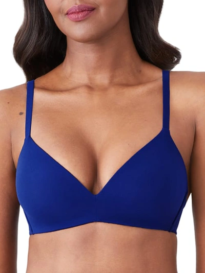 Wacoal How Perfect Wire-free T-shirt Bra In Medieval Blue