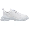 Mcq By Alexander Mcqueen Men's Shoes Leather Trainers Sneakers Orbyt Team In White