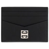 GIVENCHY MEN'S GENUINE LEATHER CREDIT CARD CASE HOLDER WALLET 4G,BK6099K18A001