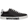 MOSCHINO WOMEN'S SHOES LEATHER TRAINERS SNEAKERS,MA15012G1DMF200B 39