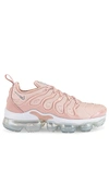 Nike Air Vapormax Plus "'pink Oxford"' Sneakers In Pink Oxford  Metallic Silver  & White