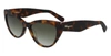 Ferragamo Green Gradient Cat Eye Sunglasses Sf930s 238 56 In Green / Tortoise