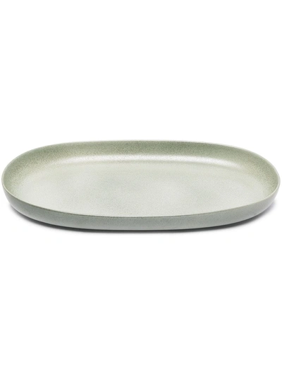 L'objet Medium Terra Oval Plate In Green