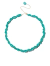 YVONNE LÉON 9KT YELLOW GOLD TURQUOISE BEADED NECKLACE