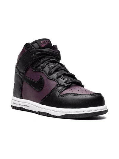 Nike Kids' Dunk High Sneakers In Black