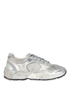 Golden Goose Deluxe Dad-star Silver Low Top Sneaker In Silver