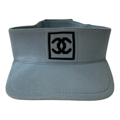 Pre-owned Chanel Cap In Blue