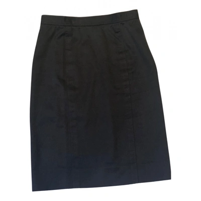 Pre-owned Saint Laurent Skirt In Navy
