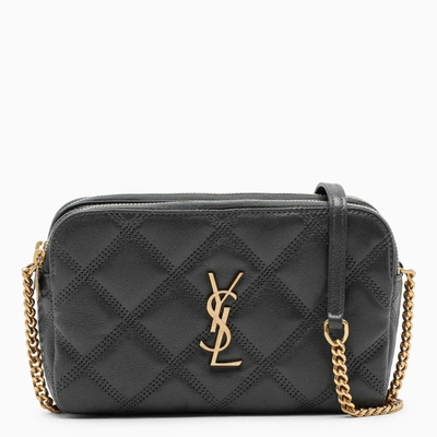 Saint Laurent Black Becky Quilted Leather Cross Body Bag