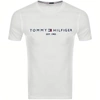 Tommy Hilfiger Mens Core Tommy Logo T-shirt In White