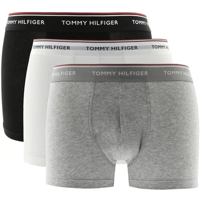 Tommy Hilfiger Underwear 3 Pack Trunks In Grey