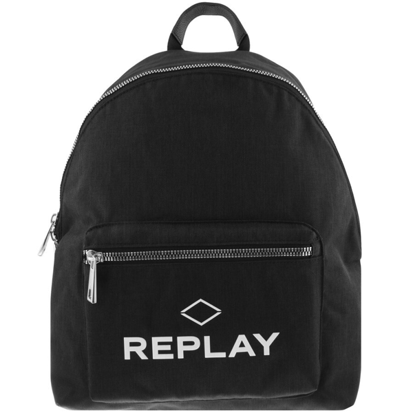 REPLAY Backpack Black - Mouse Grey [124432] - sac à dos sac a