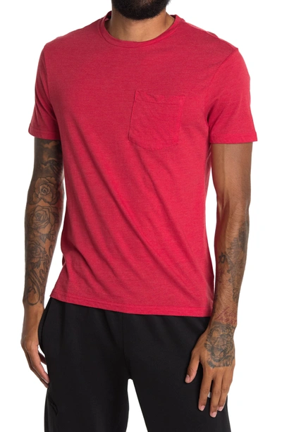 X-ray Crew Neck Pocket T-shirt In Red