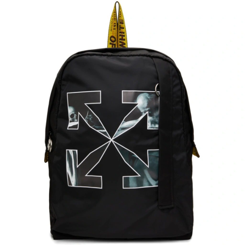 Off-white Caravaggio Arrow Easy Backpack Black Black | ModeSens