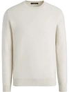 ERMENEGILDO ZEGNA CASHMERE CREW-NECK JUMPER