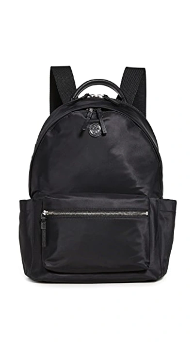 Tory Burch Nylon Zip Backpack In Black