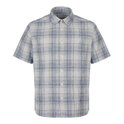 Albam Short Sleeve Shirt Blue / White