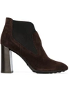 TOD'S CHUNKY HEEL ANKLE BOOTS,XXW0ZL0Q780E9Q053111621872