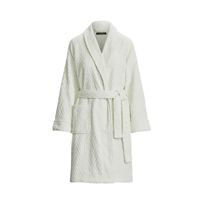 Lauren Ralph Lauren Shawl Collar Robe In Grey