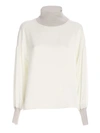 LORENA ANTONIAZZI OVERSIZED BLOUSE IN WHITE