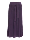 LE TRICOT PERUGIA LONG SKIRT IN PURPLE