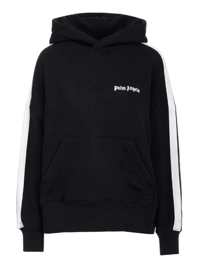 Palm Angels Chest Logo-print Track Jacket In Black