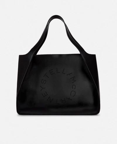 Stella Mccartney Stella Logo Tote Bag In Black