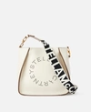 Stella Mccartney Stella Logo Shoulder Bag In White