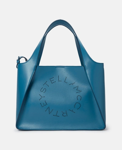 Stella Mccartney - Stella Logo Crossbody Bag In Teal