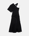Stella Mccartney Emmeline Ruched Jersey Midi Dress In Black