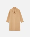 Stella Mccartney Bilpin Oversized Wool Coat In Brown