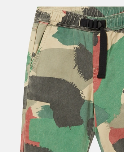 Stella Mccartney - Camouflage Cargo Denim Trousers In Multicolor