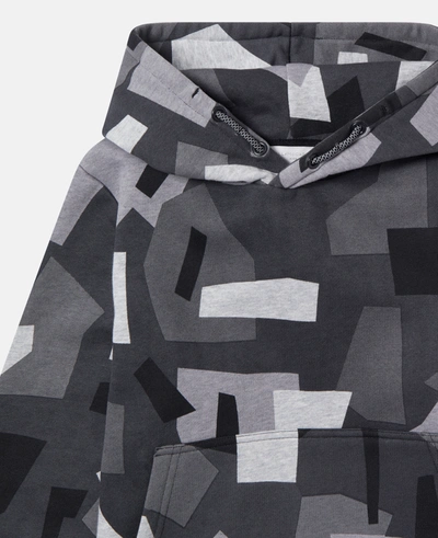 Stella Mccartney - Geometric Oversized Fleece Hoodie In Multicolour