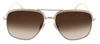 Victoria Beckham Vb200s 714 Navigator Sunglasses In Brown