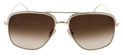 Victoria Beckham Vb200s 714 Navigator Sunglasses In Brown