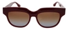 Victoria Beckham Wayfarer Sunglasses With Gradient Lenses In Orange