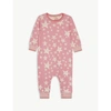 BONNIE MOB PINK LOVE YOU STAR-PRINT ORGANIC-COTTON ROMPER 0-18 MONTHS 12-18 MONTHS